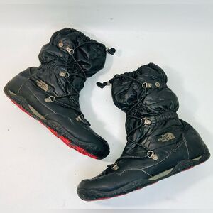 North Face Primaloft Ice Queen Black Waterproof Snow Boots size 10